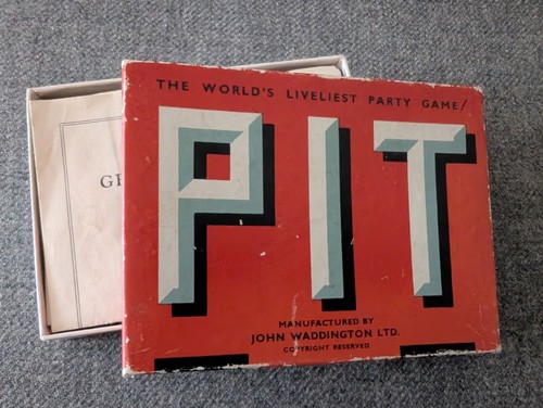 Vintage pit card game john - game,