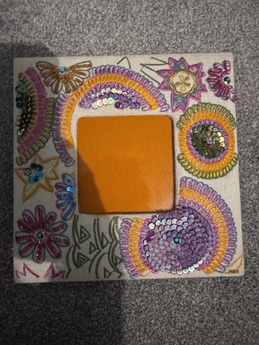 Zara home orange sequin - home,