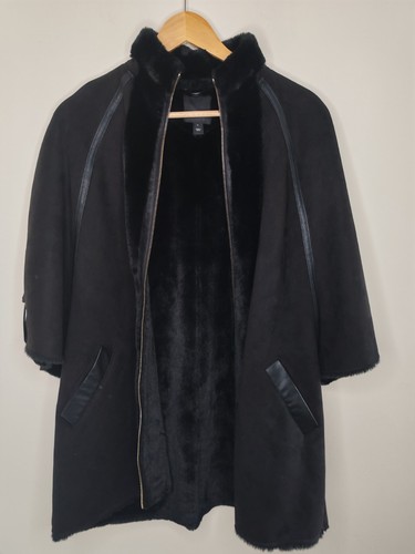 River island black faux - black, fur