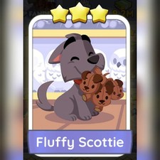 1 x Fluffy Scottie sticker