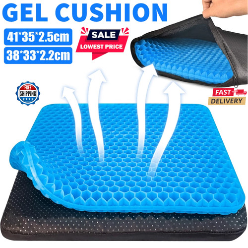 Gel seat cushion double thick - gel, cushion,double