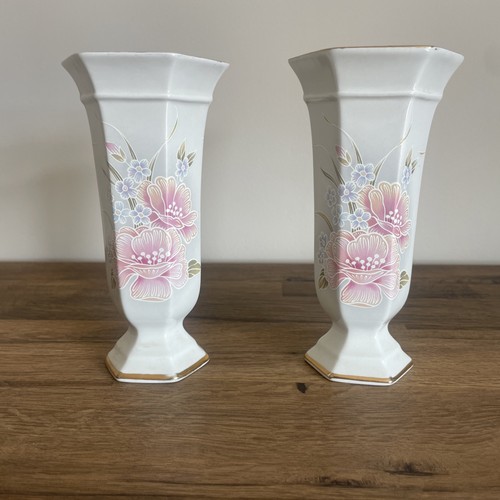 Pair royal winton bud - winton, vases