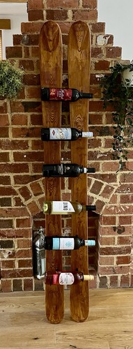 Ski wine rack - wine, with