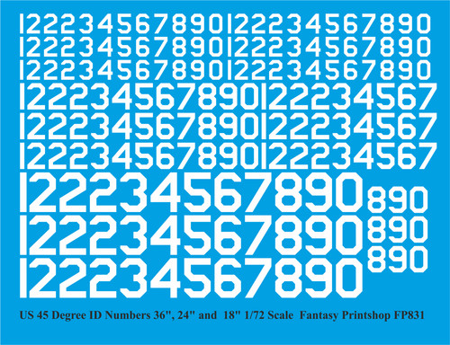 Usa deg numbers - 45,