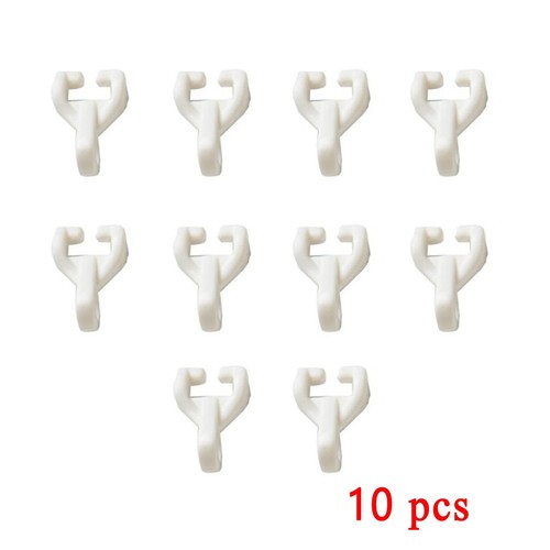 Pcs white curtain - 10, track