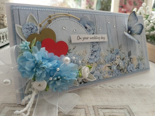 Handmade wedding card - card, the