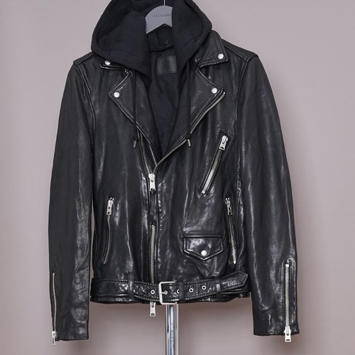 All saints leather jacket - all,