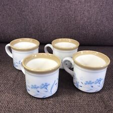 Set of Four Vintage Biltons Pottery Mugs Ceramic Coffee Tea Cups Made in England