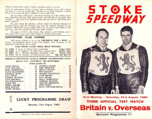 Stoke britain v - -, overseas