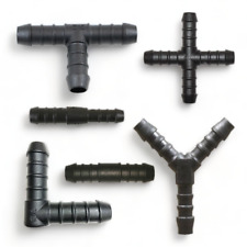 Plastic Hose Joiner - Silicone Straight T-Piece Boost Gauge Pipe Tap Tee Elbow