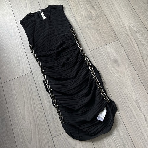 Dion lee chains dress black - lee,