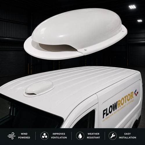 Low profile white van roof - white,