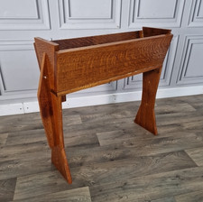 Antique Solid Oak Wooden Plant Trough Stand Jardinière – Arts & Crafts Planter