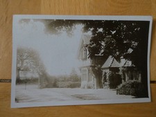 Pre 1914 Real Photo Postcard Gate House (?) Breckenbrough Hall, Thirsk, Yorks