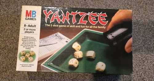 Vintage 1985 games - mb, yahtzee