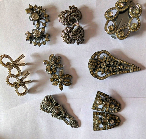Vintage marcasite earrings and