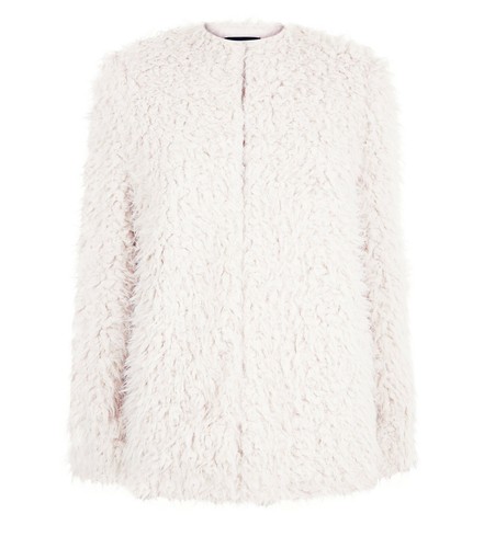 New look cream shaggy - new, faux