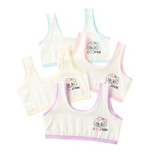 5Pcs Cotton Bra Girls Training