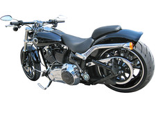 Side mount license plate