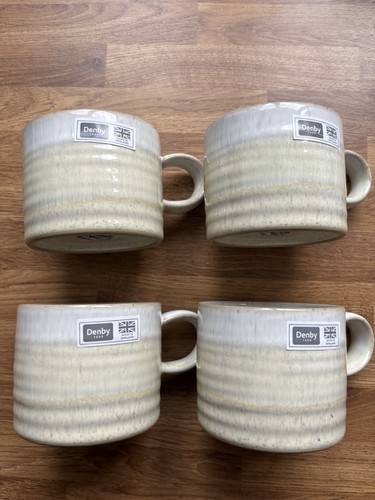 Denby kiln accent lemon mugs - kiln,