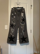 Romwe jeans XL Sz12 Stars