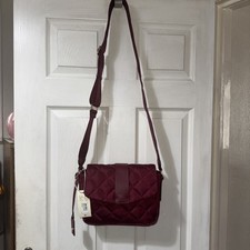 RADLEY Brockley Responsible Dark Red Medium Flapover Crossbody Bag New RRP £135