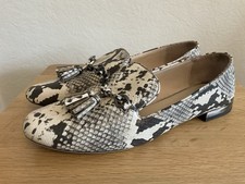 ZARA SNAKE PRINT EMBOSSED LOAFERS SIZE UK 6.5/ EU 40/ US 9