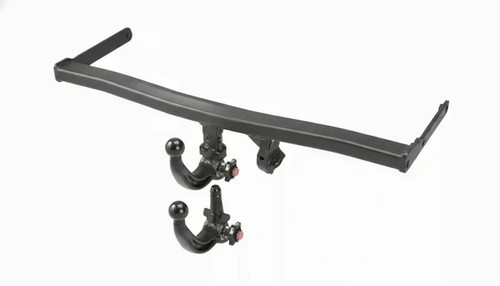 Towbar with detachable - , ball