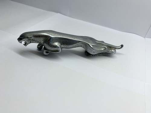 Vintage chrome plated jaguar - vintage, chrome-plated