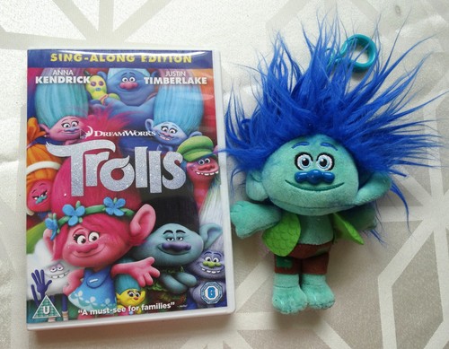 Dreamworks troll keyring - troll,