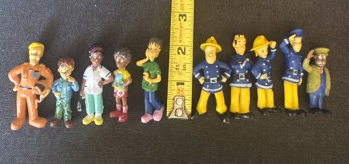 Vintage fireman sam pvc figure - sam,