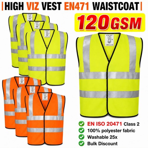 120gsm viz vest high vis - hi,