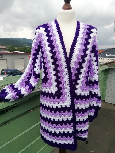 Crochet jacket hexagon - *,