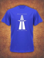 KRAFTWERK Tribute AUTOBAHN RETRO TECHNO Mens T-Shirt Royal