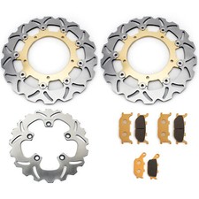 Front rear brake discs - front,