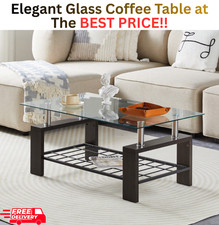 CLIPOP 2-Tier Glass Coffee