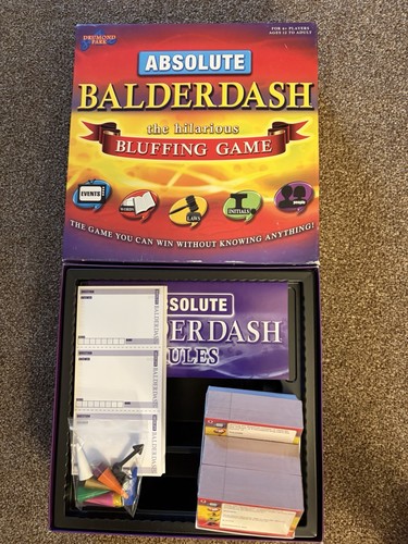 Absolute balderdash board game - board,