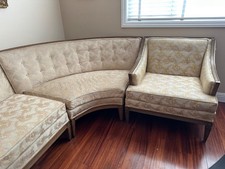 Vintage Victorian 4 piece Sofa