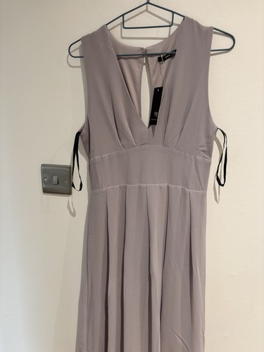 New grey midi dress size - grey, 8