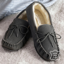 Men's Wool Lined Suede