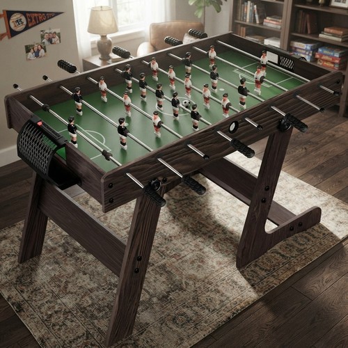 Foldable 4ft foosball - foosball, table
