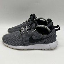 Nike Roshe Run Nike ID UK 8 Grey Black White Comfort Trainers 855901-991