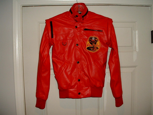 Red karate kid faux - red,