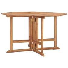 Folding Garden Dining Table Outdoor Table Coffee Table Solid Wood Teak vidaXL