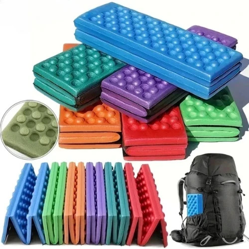 Portable folding seat mat - folding,