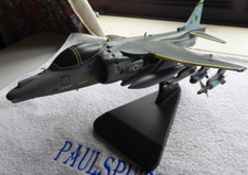 BRAVO DELTA MODELS - HARRIER GR7 - WOODEN DESK DISPLAY MODEL - 1/36 scale
