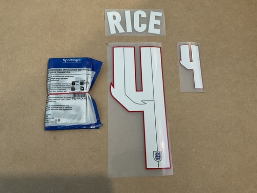 England shirt nameset rice - england,