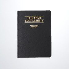 THE BIBLE - THE OLD TESTAMENT GODS TESTAMENT  KING JAMES VERSION POCKET SIZE  