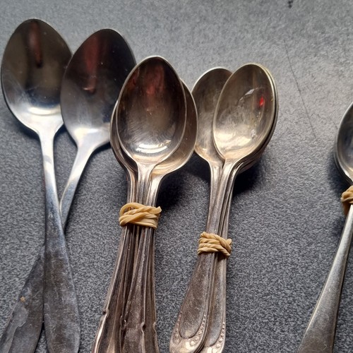 Epns silver plate spoons - a1,