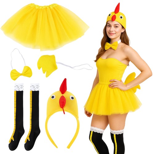 Pcs set chicken costume - 5,